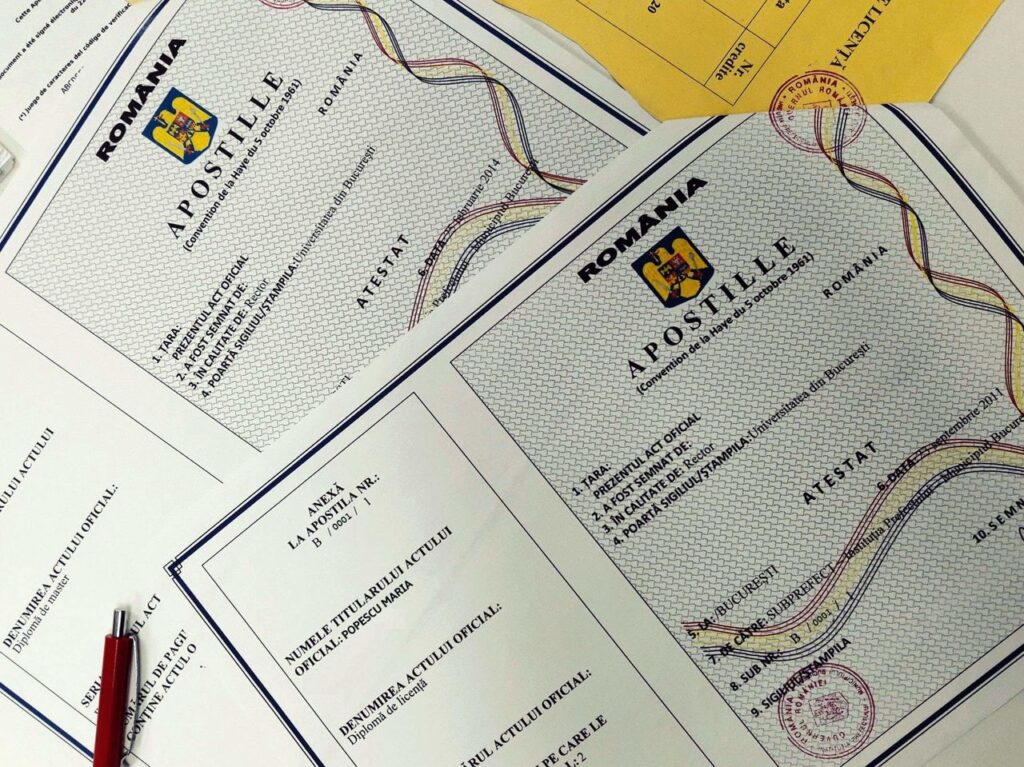InterDoc Consulting - Apostilarea actelor emise de România și Republica Moldova